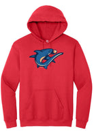 Clearwater Threshers Unisex Red Primary Logo Unisex Hoodie