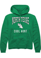 North Texas Mean Green Mens Kelly Green Cool Aunt Long Sleeve Hoodie