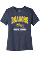 Drexel Dragons Womens Navy Blue Tennis Short Sleeve T-Shirt