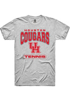 Houston Cougars Grey Tennis Short Sleeve T-Shirt
