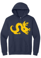 Drexel Dragons Mens Navy Blue Primary Logo Long Sleeve Hoodie