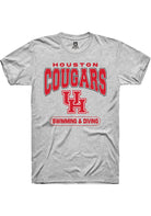 Houston Cougars Grey Swimming & Diving Short Sleeve T-Shirt