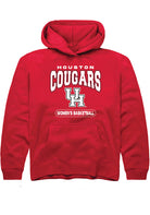 Houston Cougars Boys Red Basketball Hoodie