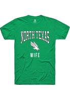 North Texas Mean Green Kelly Green Wife Short Sleeve T-Shirt