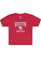 Houston Cougars Youth Red Brother Short Sleeve T-Shirt