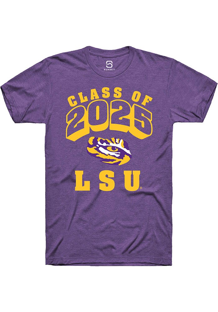 LSU Tigers Purple Class of 2025 Short Sleeve T-Shirt