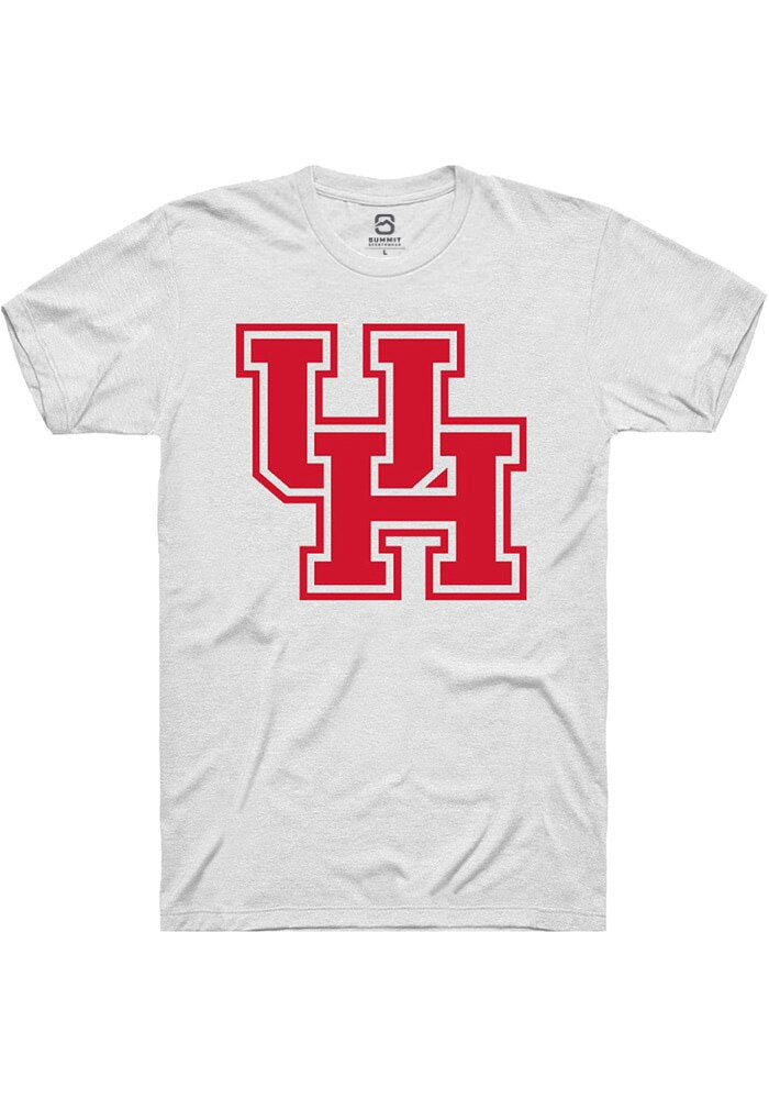 Houston Cougars White Primary Logo Short Sleeve T-Shirt