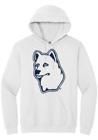 UConn Huskies Unisex Alt Logo White Hoodie