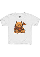 Youth White Pudge Bear Short Sleeve T-Shirt