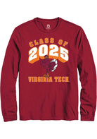 Virginia Tech Hokies Maroon Class of 2025 Long Sleeve T-Shirt