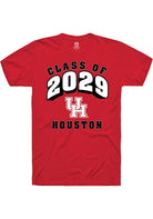 Houston Cougars Red Class of 2029 Short Sleeve T-Shirt