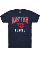 Dayton Flyers Navy Blue Funcle Short Sleeve Fashion T-Shirt