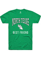 North Texas Mean Green Kelly Green Best Friend Short Sleeve T-Shirt
