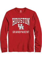 Houston Cougars Mens Red Grandparent Long Sleeve T-Shirt