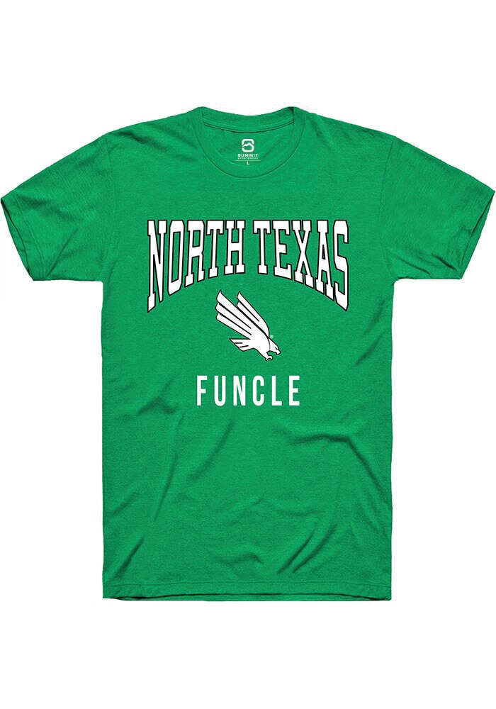 North Texas Mean Green Kelly Green Funcle Short Sleeve T-Shirt