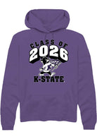 K-State Wildcats Mens Purple Class of 2026 Long Sleeve Hoodie