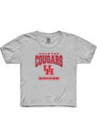 Houston Cougars Youth Grey Soccer Short Sleeve T-Shirt
