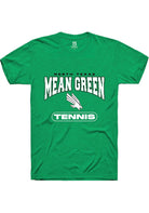 North Texas Mean Green Kelly Green Tennis Short Sleeve T-Shirt