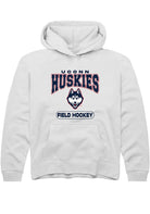 UConn Huskies Youth Field Hockey White Hoodie