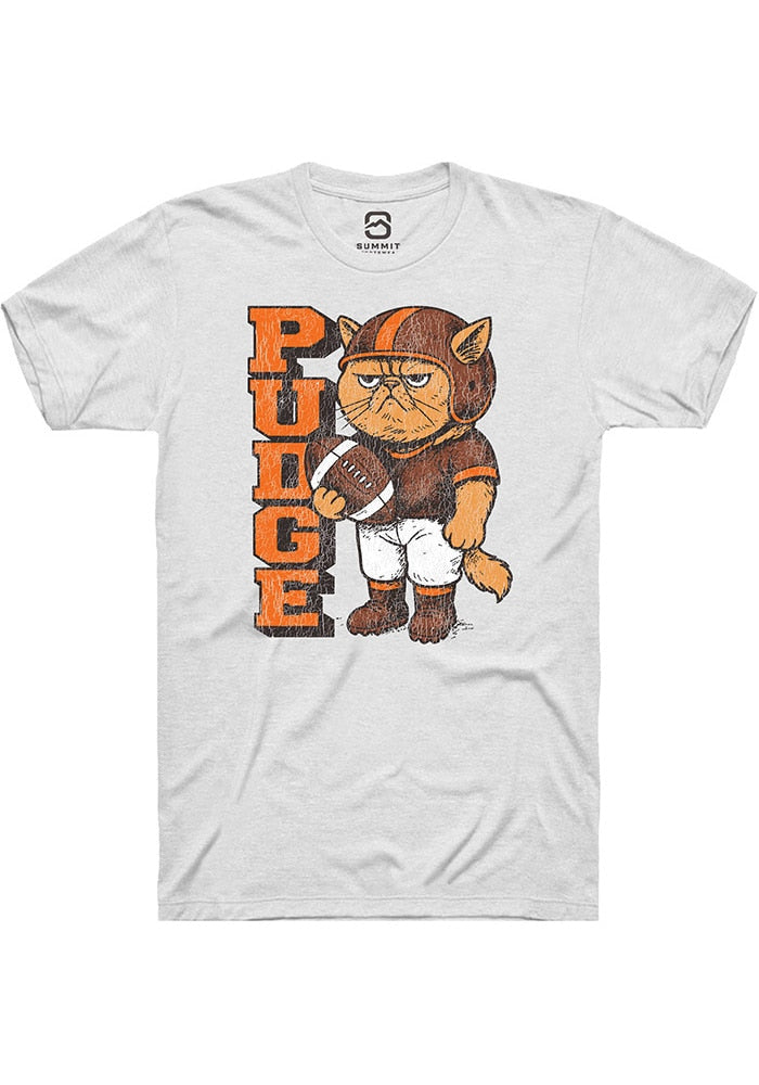 Unisex White Pudge Backer Short Sleeve T-Shirt