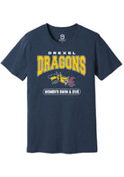 Drexel Dragons Navy Blue Womens Swim and Dive Short Sleeve T-Shirt