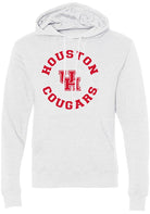 Houston Cougars Mens Ash Circle Fashion Hood