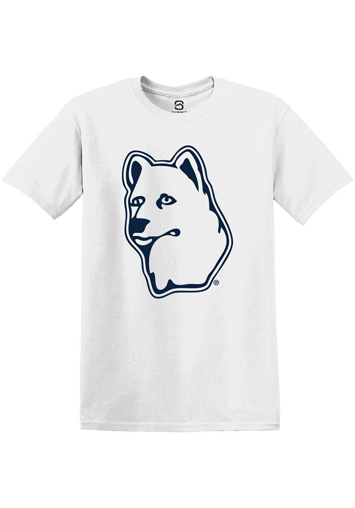 UConn Huskies Womens Alt Logo White Short Sleeve T-Shirt