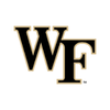 A close-up of a dark brown or black monogram logo reading "WF" on a light gray background.